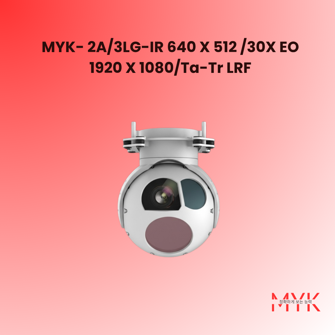 MYK 2A/3LG-IR 640x512 30X EO 1920x1080 Ta-Tr LRF Two-axis Three-light Gimbal Camera